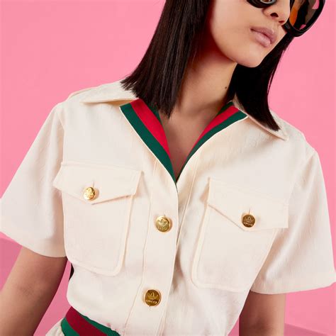 modella gucci monociglio|gucci short jumpsuit.